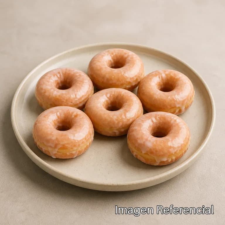 6 Mini Donas Clásicas